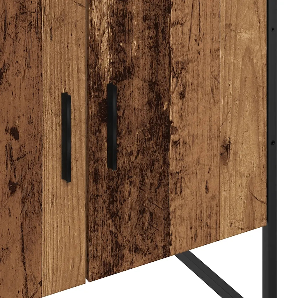 vidaXL Mobile Lavabo Bagno Legno Antico 60x33x60 cm Legno Multistrato