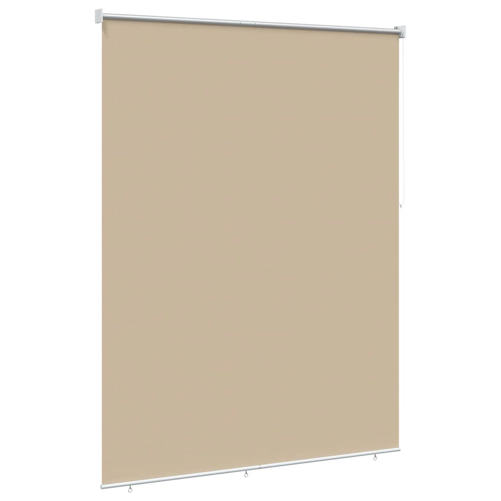 Voletta a rullo con protezione UV Beige 180 x 140 cm Poliestere