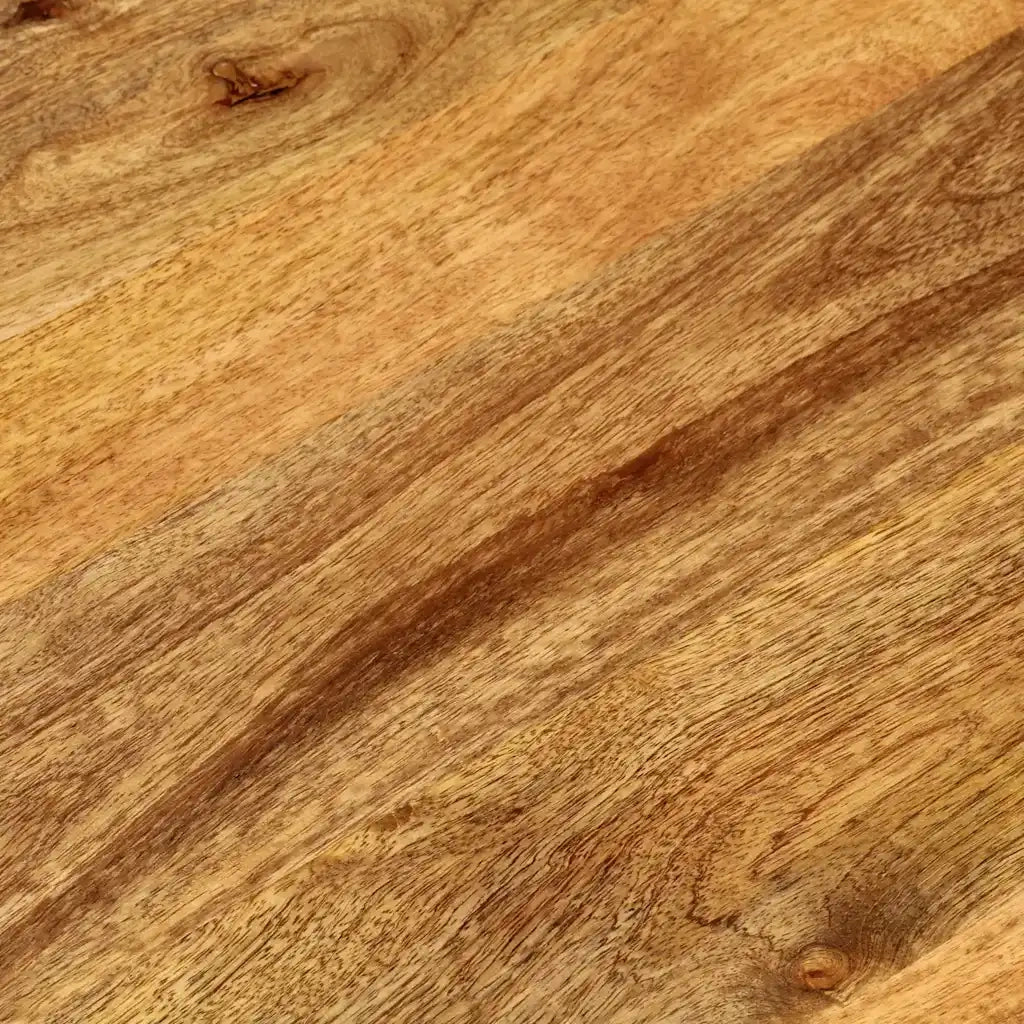 Piano Tavolo 140x60x2,5 cm Ovale in Legno Massello di Mango 370151