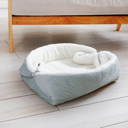 Letto per cani e gatti - lavabile, pieghevole, morbido e comodo - cuscino morbido e comodo per gatti - 61 x 51 cm, Verde