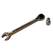 Trade Shop - Chiave Combinata Cricchetto Reversibile Fissa A Stella 19mm 17-19mm Adattatore -