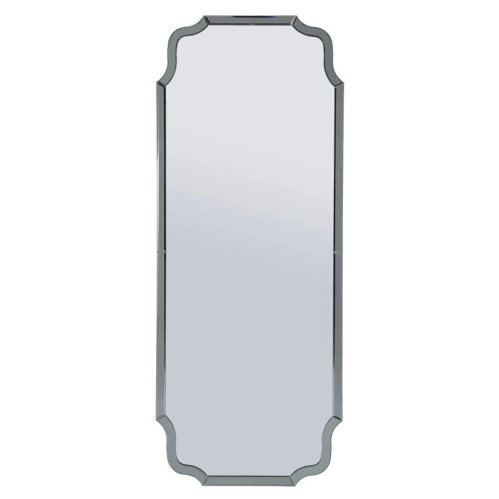 Specchio con Cornice Classico 8, Grigio, MDF, 150x60x2 cm