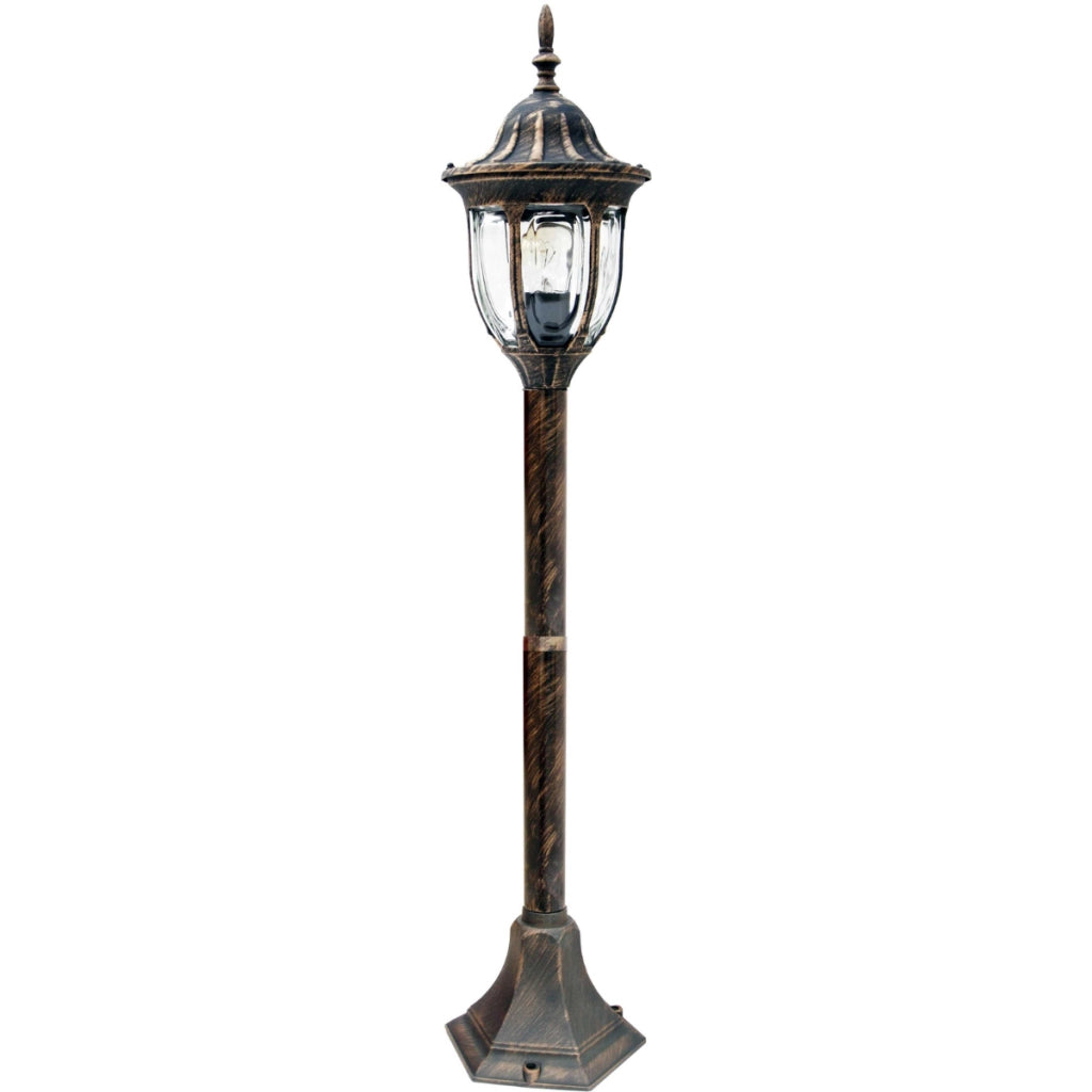 Lampione da esterno Florencia oro patina E27 98cm Polux