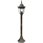 Lampione da esterno Florencia oro patina E27 98cm Polux