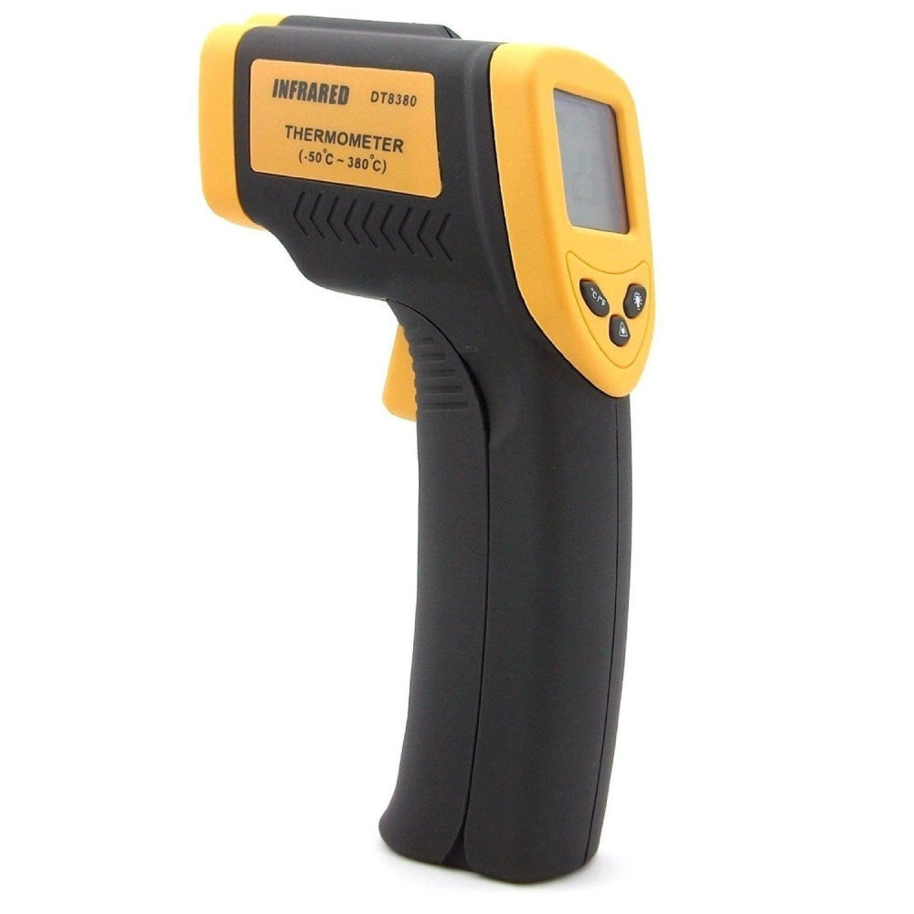 Trade Shop - Termometro Digitale Ad Infrarossi Con Laser -50° A 380° Smart Sensore Dc 9 Volt -