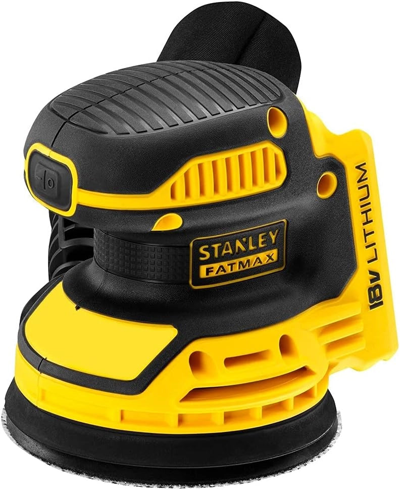 Levigatrice Roto-orbitale STANLEY FatMax SFMCW220D2T (2 Batterie 2,0 Ah + Caricabatteria + TSTAK VI)