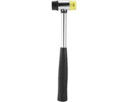 Hammer a doppio taglio in gomma - Martello per lavorazione del cuoio - Testa di martello in nylon morbido (25mm)