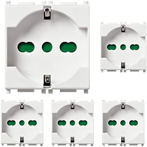 Vimar plana presa schuko bivalente bipasso standard tedesco italiano 14210 pezzi 5