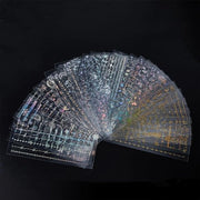 Sticker Decorativi Holografici - 30 Fogli, 7 Stili - Adesivi con Glitter Autoadesivi per Album e Giornale - Farfalla, Stella, Luna - Imprimiti - Fai da Te - Decorativi