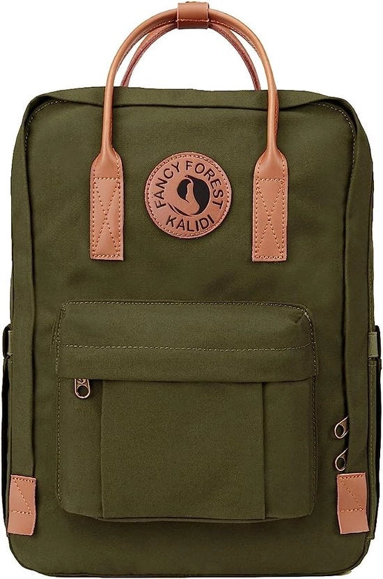 Borsa a tracolla per adulti e bambini, con tasca per laptop 15 pollici, colore blu