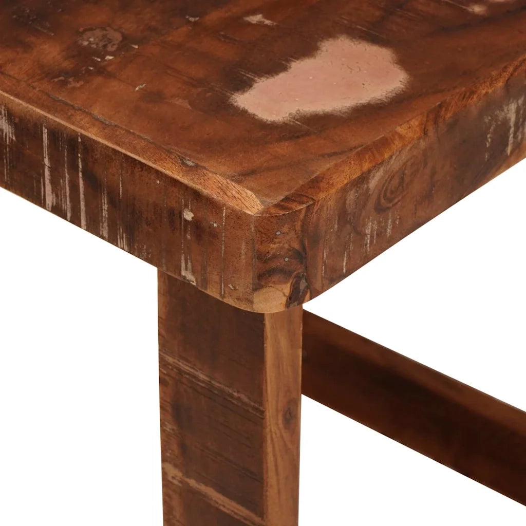 vidaXL Tavoli da Fine Multicolore legno massello di riciclo