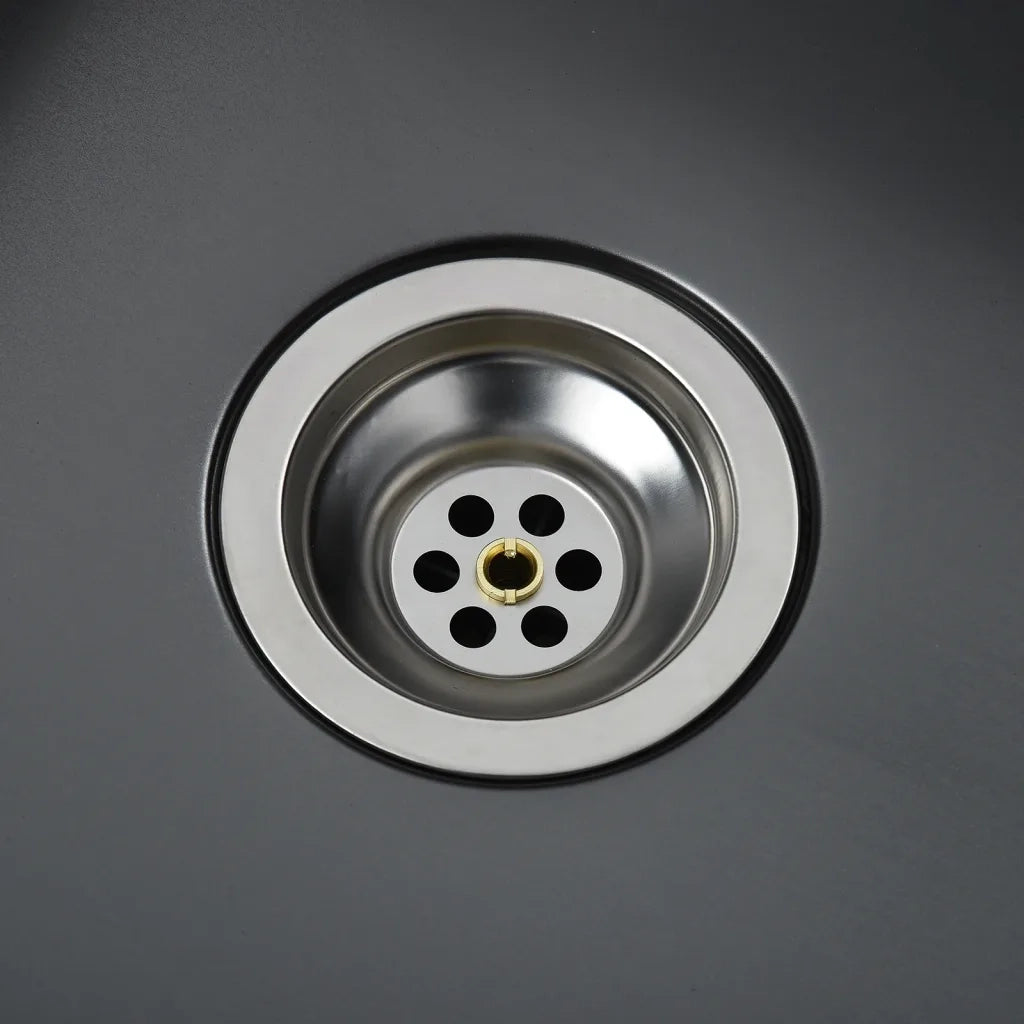 Lavello da Cucina Nero in Acciaio Inossidabile CFW1004600
