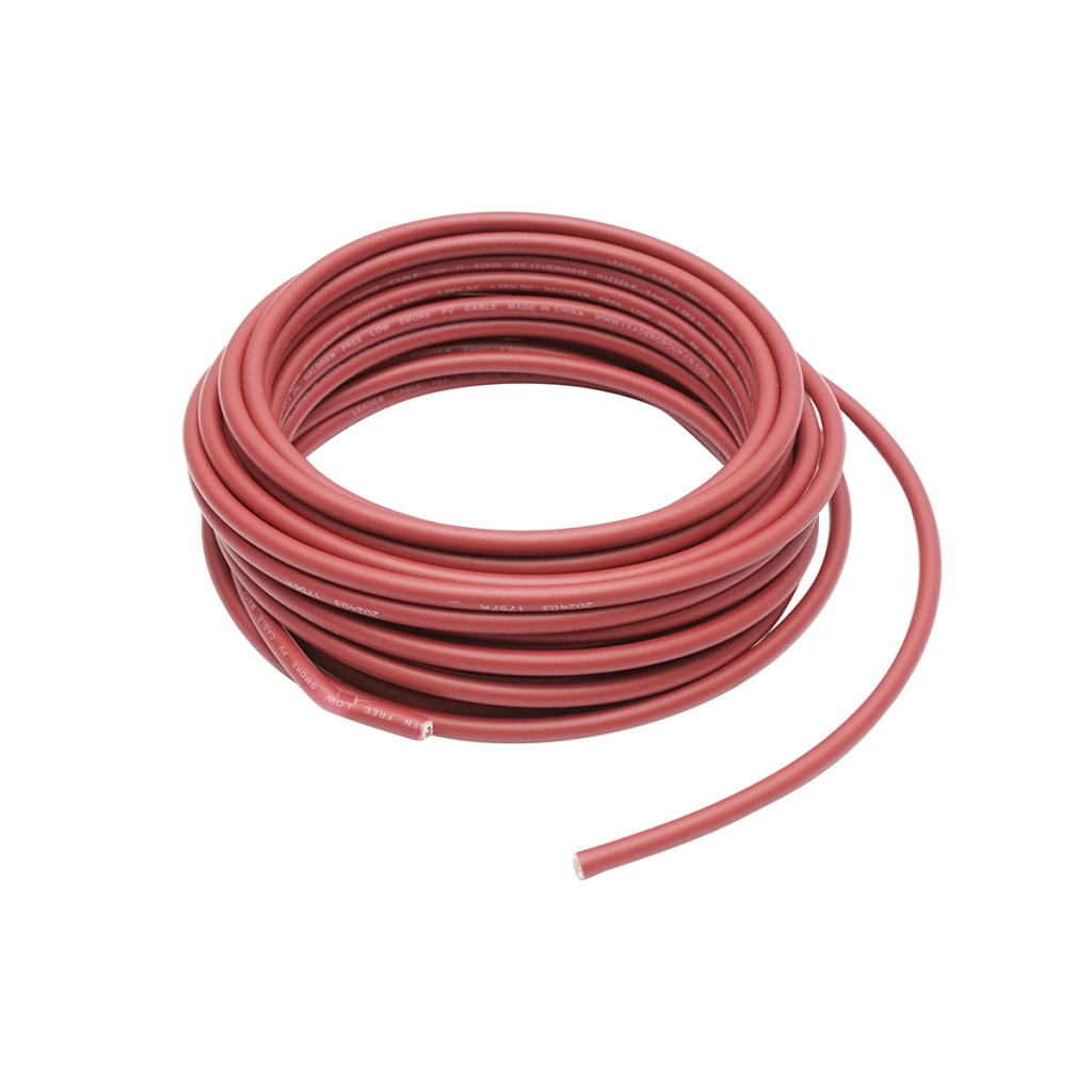 Rotolo di cavo per pannello solare 6mmx10m rosso 1,5KV, H1Z2Z2-K Leader