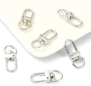 Clipsluiting a Spillo 10 pezzi - Musketonhaak - Chiusura a Crocchia - Haken metallici - Borse DIY - Materiale di alta qualità - Karabijnhaak