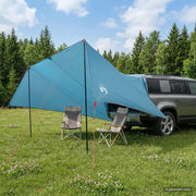 Tenda da veicolo Blu 518 x 580 x 215 cm Poliestere e Acciaio 42028556