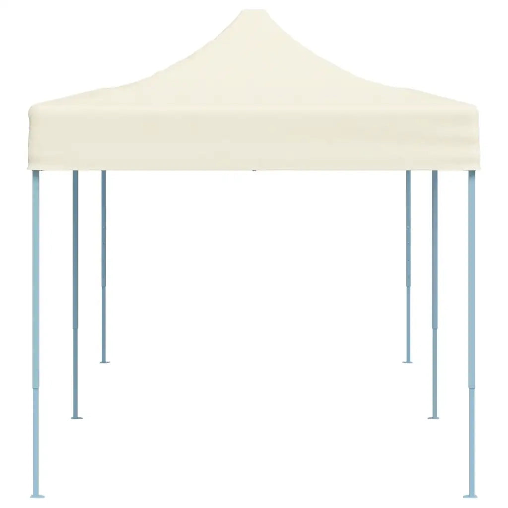 Tenda Pieghevole Pop-Up 3x6 m Bianco Crema