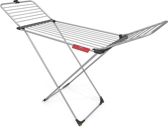 Allocazione per asciugatrice aluminium - 157337 - 100 allocazioni - 20 m - corda per asciugatura - lunghezza - 585 x 195 x 131 cm