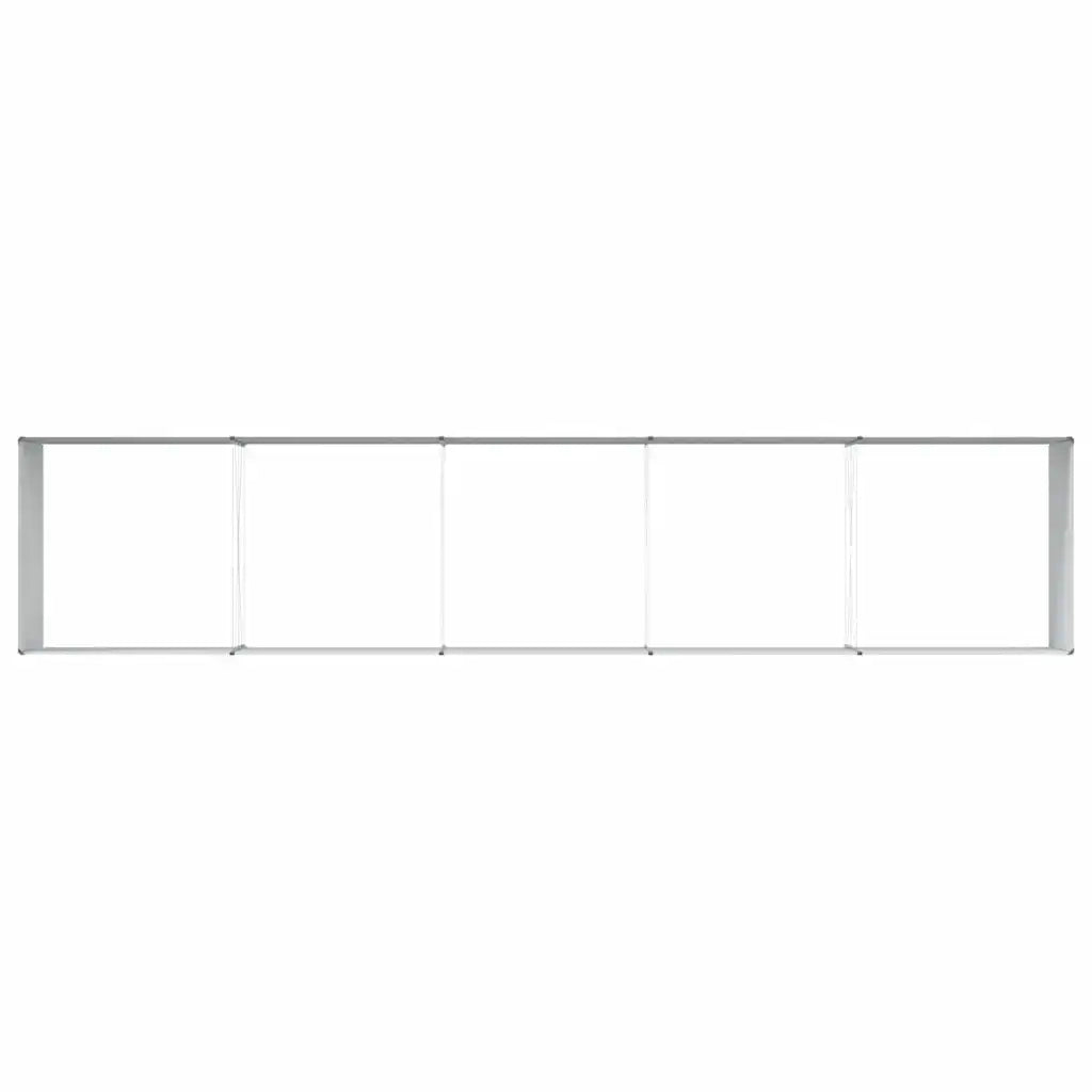 Fioriere | Cassetta per fiori | Letto rialzato da giardino 485 x 100 x 68 cm Acciaio zincato