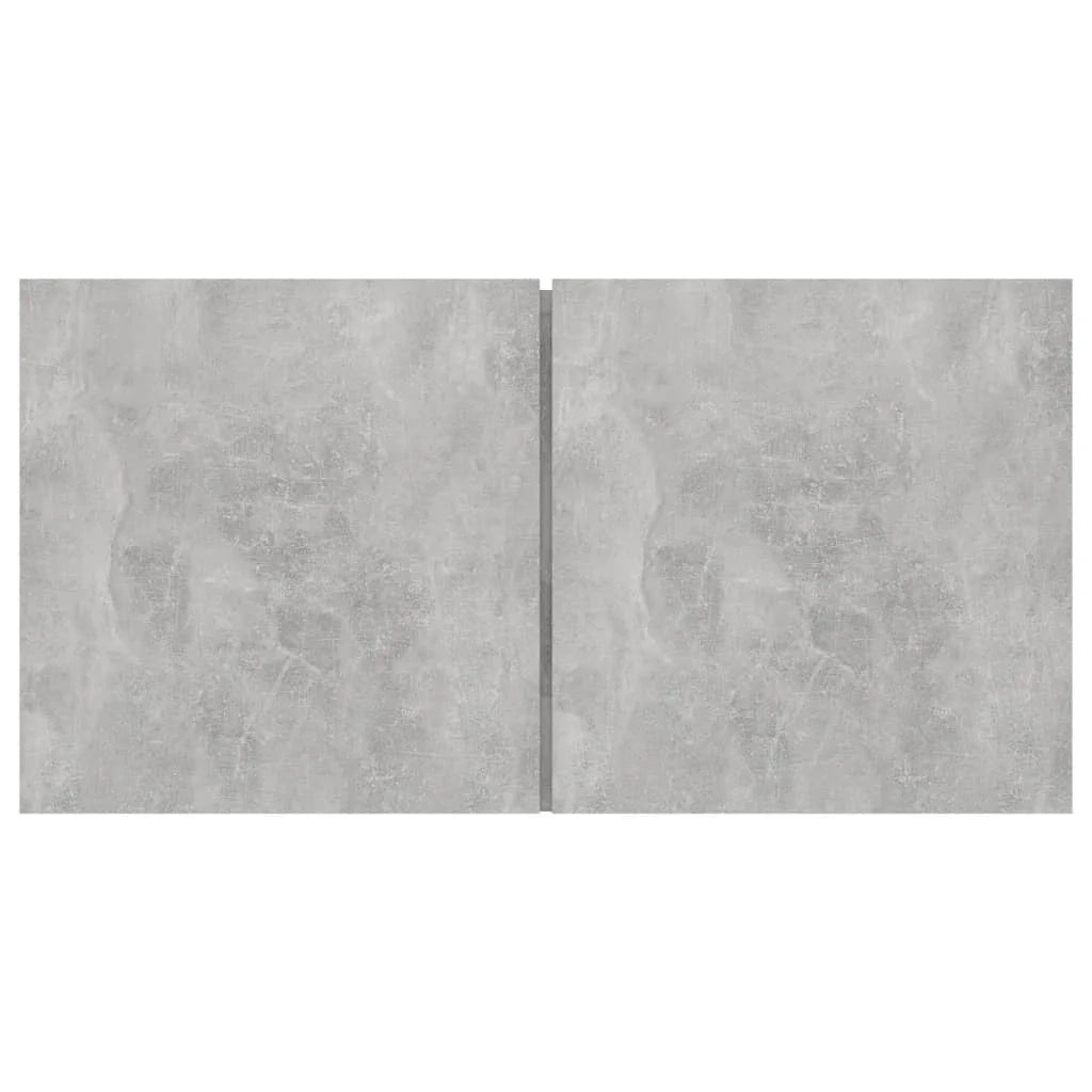 Set di Mobili Porta TV 5 pz-Set di 5 Credenza per TV Grigio Cemento in Legno Multistrato 285877