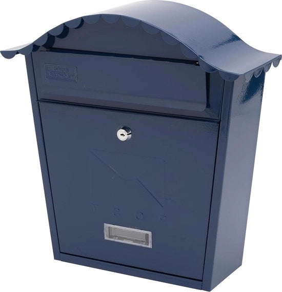 Montaggio Classico in Acciaio Gialvanizzato Blu Scuro - Scatola Chiusa e Resistente all'Uso - Dimensioni 36x37x13cm