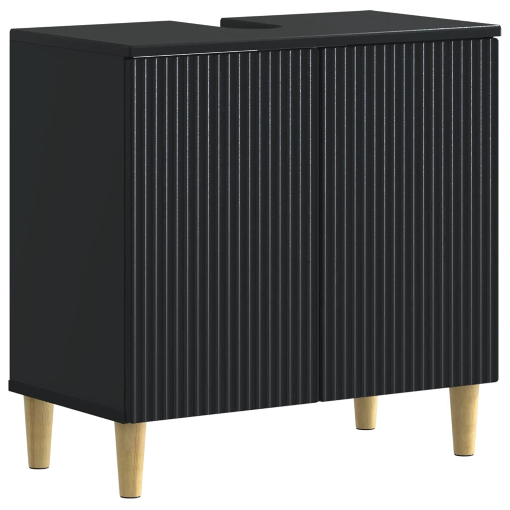 Set di armadietti da bagno in 3 pezzi ARNHEM Nero 3417442