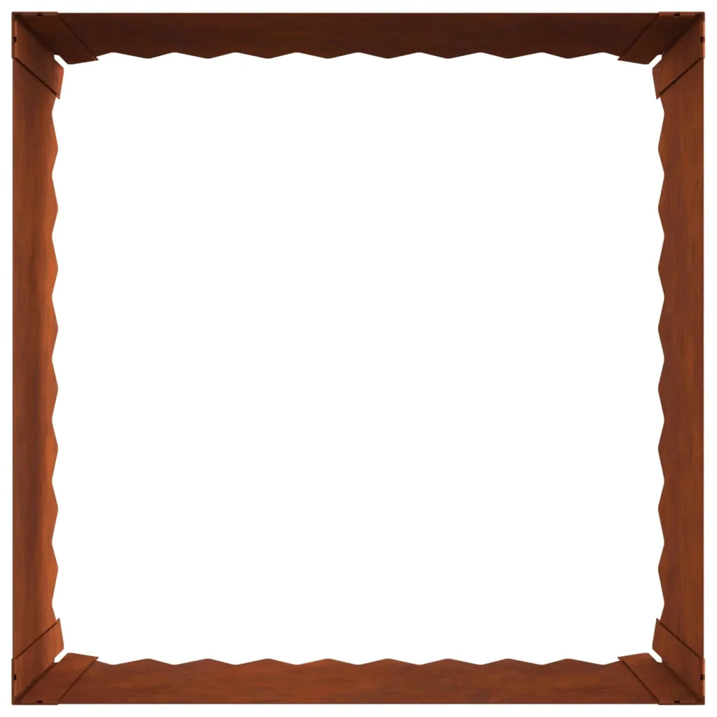 Bordura per Prato 60 x 60 x 35 cm Acciaio Ruggine 8008929