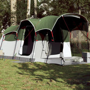 Tenda Familiare a Tunnel per 8 Persone-Tenda da campeggio Verde Impermeabile 817182