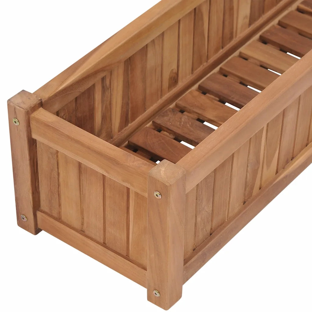 Letto Rialzato da Giardino 200x30x25 cm in Massello di Acacia 48970