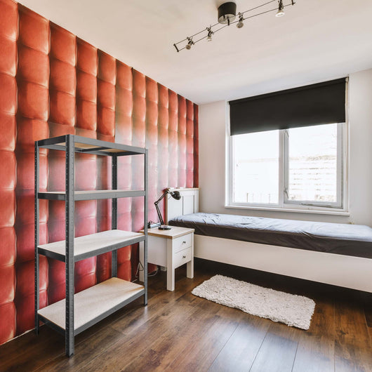 Scaffale per carichi pesanti Nero 160x60x180cm Sistema a incastro 4 ripiani 175kg/piano