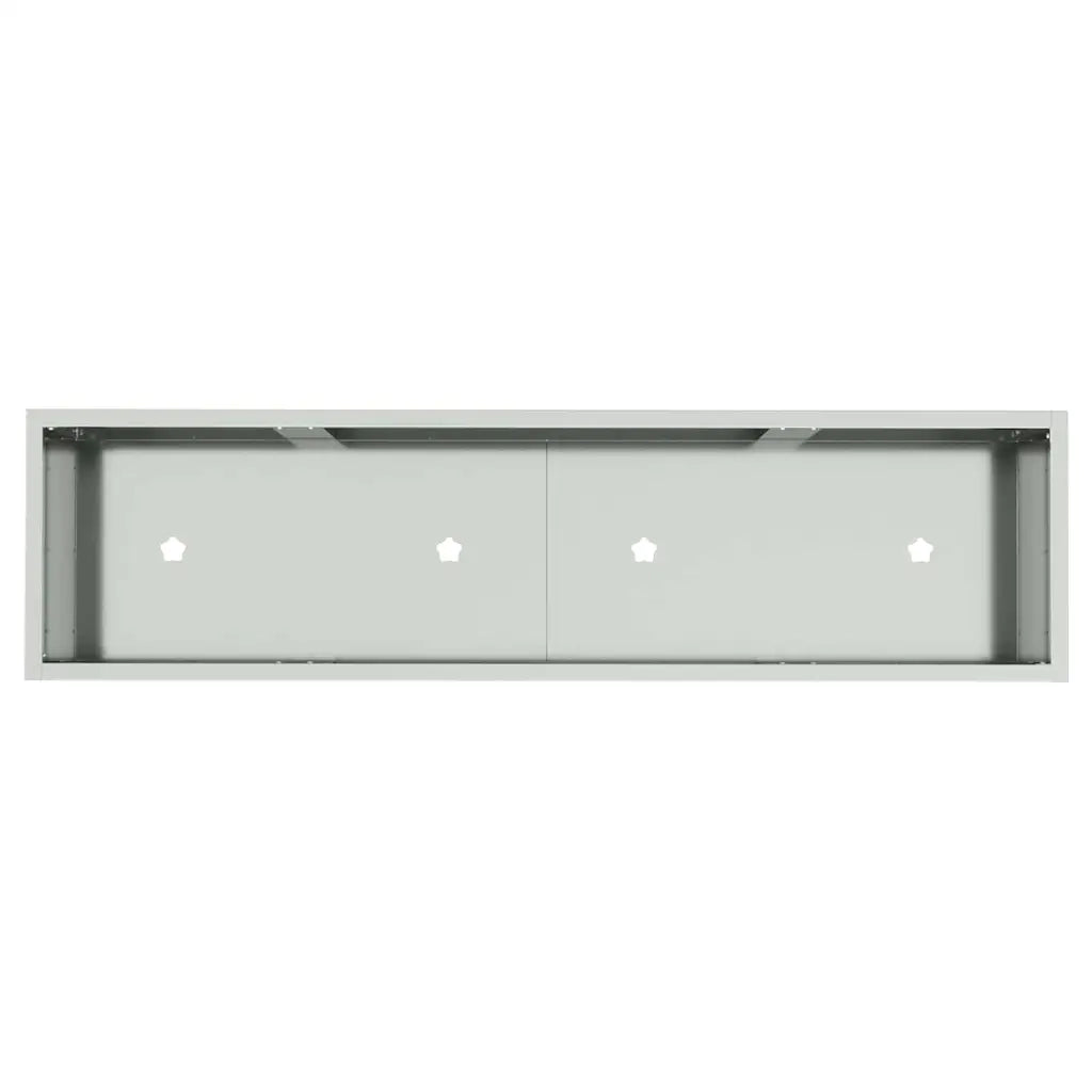 Fioriere | Cassetta per fiori | Vaso da Giardino Rialzato Argento 100 x 26 x 82 cm