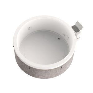 Vasca Idromassaggio Spa Cocoon Smontabile Trasportabile Gonfiabile Ø180x65 cm in PVC Marrone