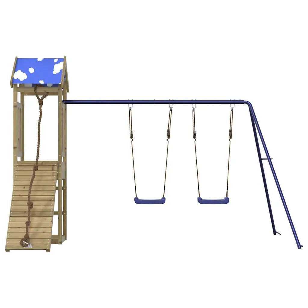 Set da Gioco da Esterno in Legno di Pino Impregnato 3278952