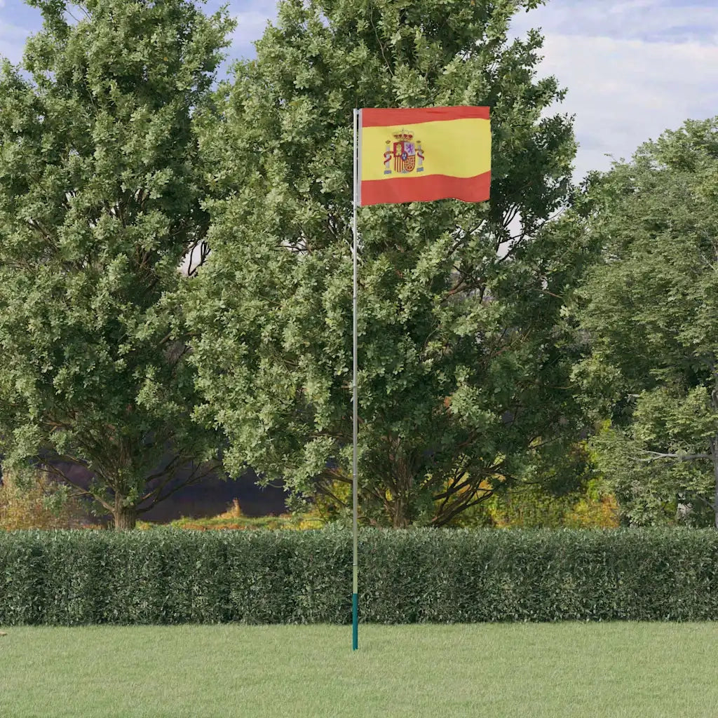 Asta e Bandiera Spagna 5,5 m Alluminio CFW7957553