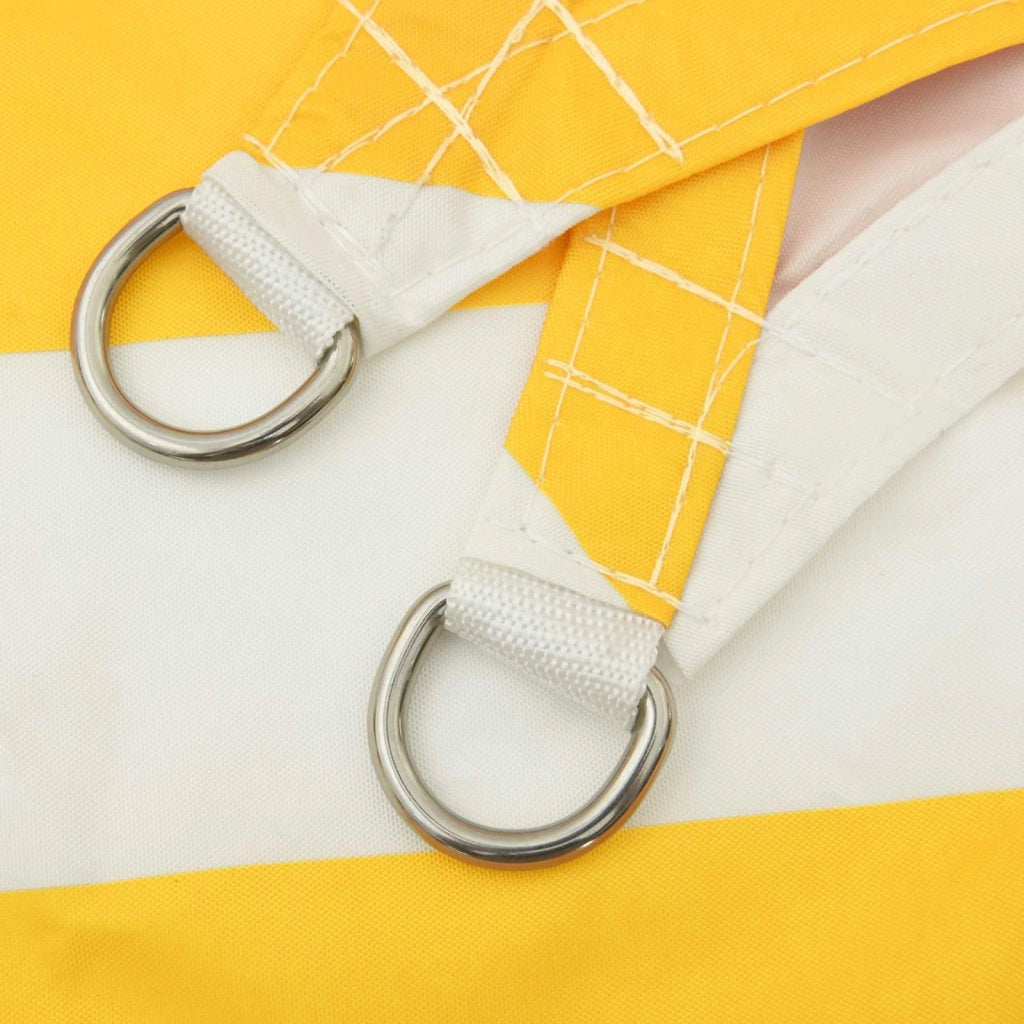 Vela da ombra solare Giallo e Bianco 3,5 x 2 m 42031059
