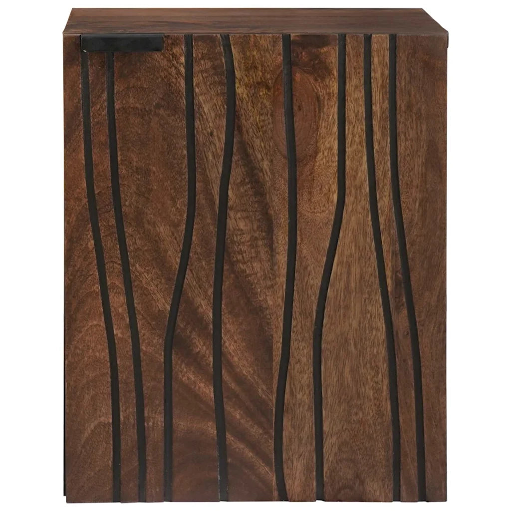 Armadio per Lavabo da Bagno con porta Noce 38 x 33,5 x 48 cm 4018028