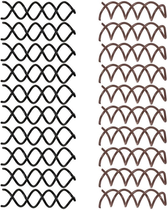 20 Spireali per Capelli in Spirale per Capelli Fissi