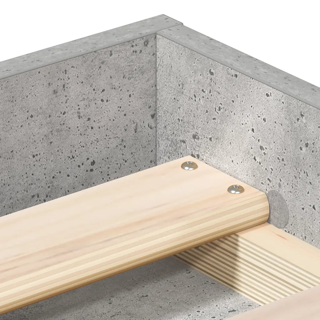 Giroletto Grigio Cemento 180x200 cm Super King 3203883
