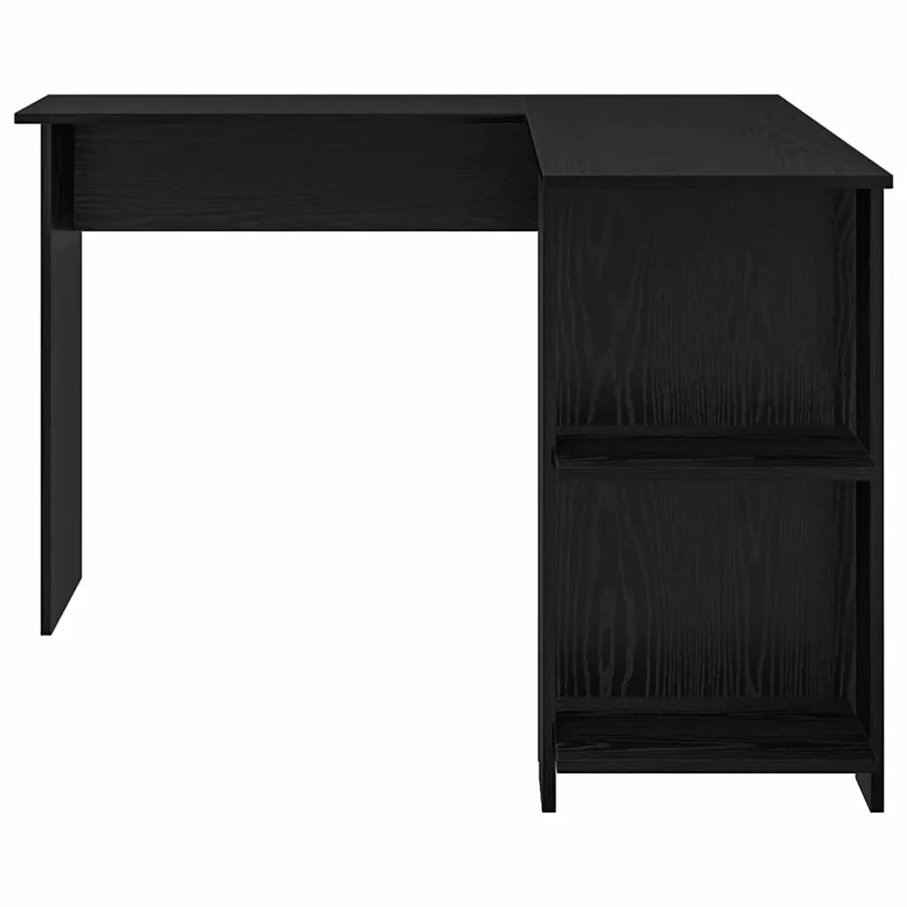 Scrivania ad angolo Rovere Nero 140 x 113,5 x 75 cm 869555