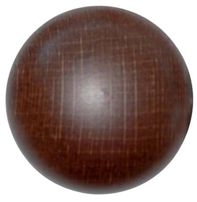 POMOLO LEGNO LISCIO - NOCE SCURO MM 26/36X33- 10 pezzi