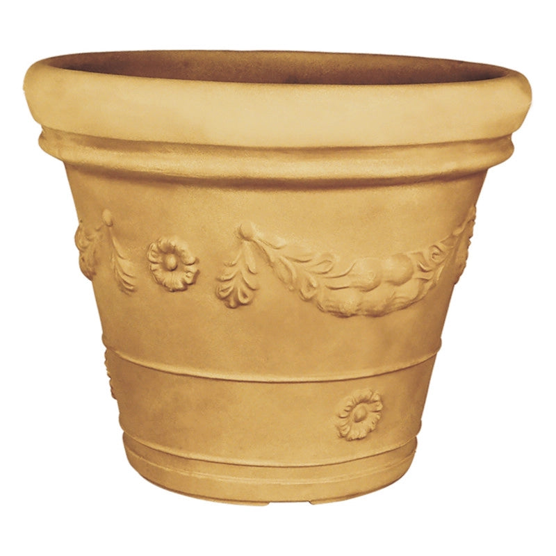 Vaso decorativo classico tradizionale Ø40 H32 in polimero resistente impruneta per piante per giardini e terrazze - Made in Italy - Monacis