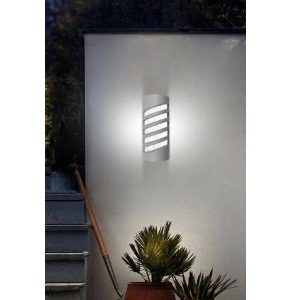 Trade Shop - Applique Led A Parete 12 W Per Esterno Luce 3000k 6500k 4000k Grigio Ip65 Es56 -