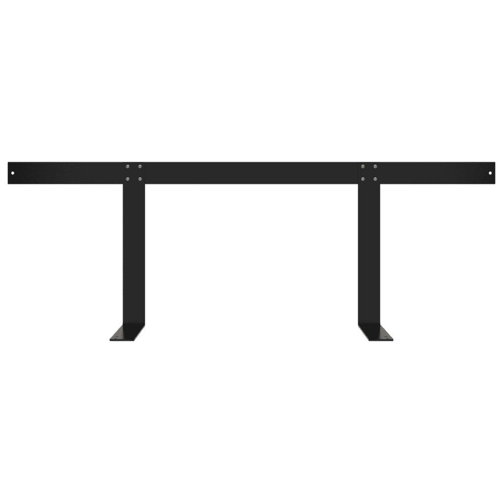 Schienale per Divano a Pallet Nero 110 cm in Ferro CFW9381695