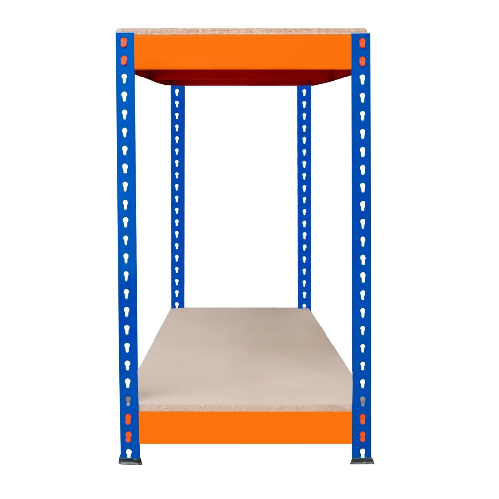 Banco da Lavoro a 2 Ripiani S-Rax - Postazione di lavoro 300kg - 90x45x90cm