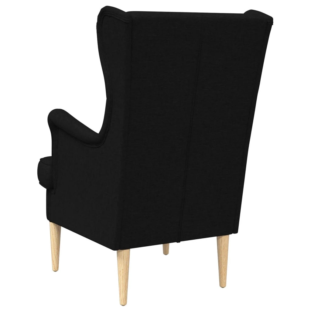 Divano Sedia-Poltrona-Poltroncina Nero Tessuto 996781