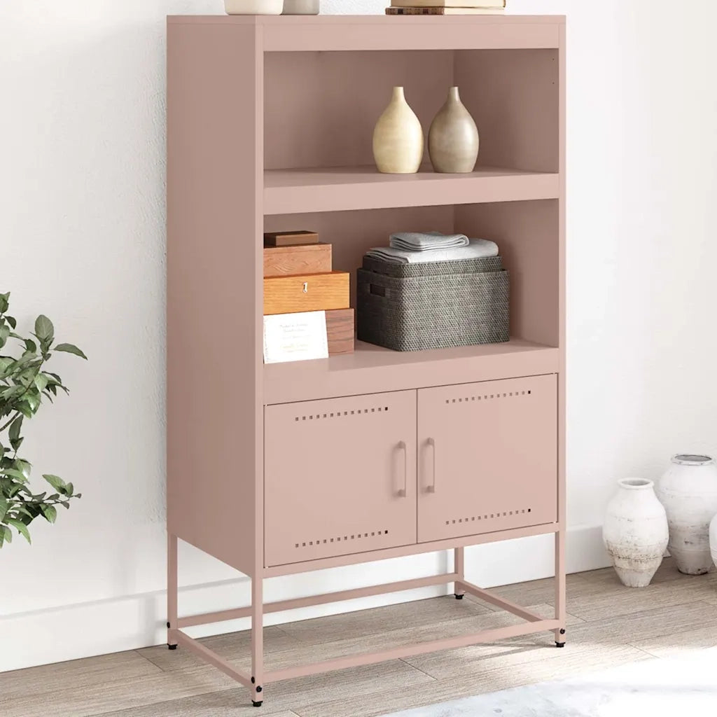 Credenza Rosa 68,5x38,5x123,5 in Acciaio