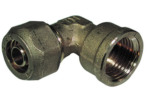 GOMITO A 90  ° FEMMINA PER TUBO COBRA-PEX- 1/2 x 15- TIEMM- pezzi 1