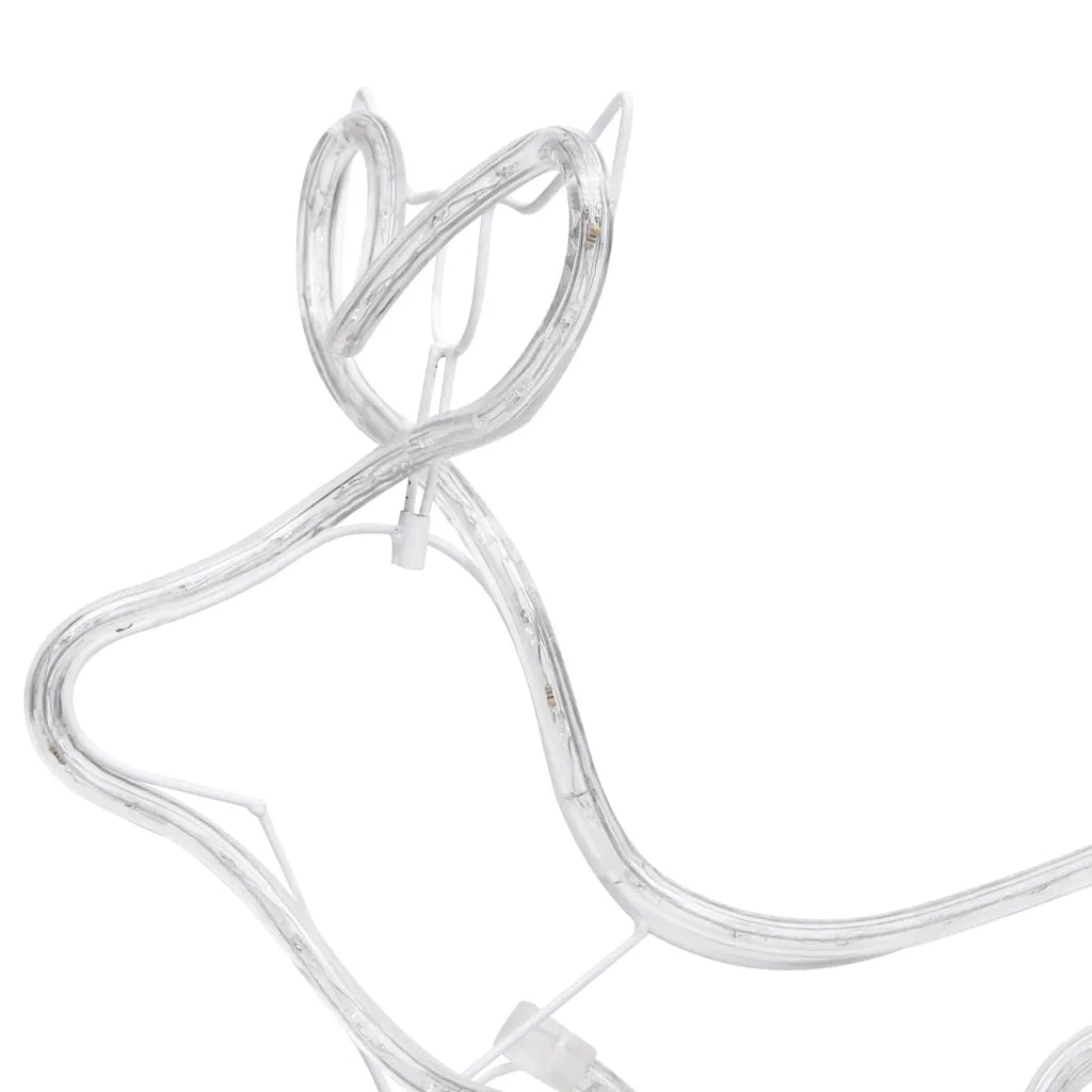 Renne e Slitta Decorazione Natalizia per Esterni 576 LED CFW8796018
