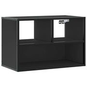 Mobile TV | Armadietto TV | Mobile Porta TV Nero 60x31x39,5cm in Truciolato e Metallo
