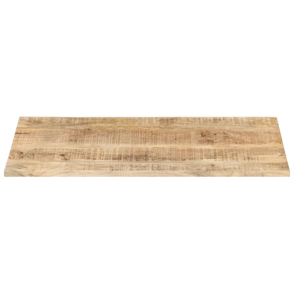Piano Tavolo in Legno Massello di Mango 25-27 mm 100x60 cm cod mxl 55532
