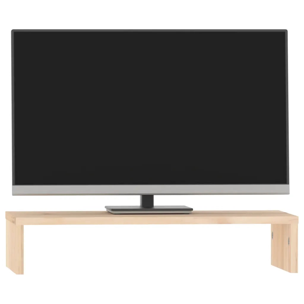 Supporto per Monitor 50x27x10 cm in Legno Massello di Pino cod mxl 66595
